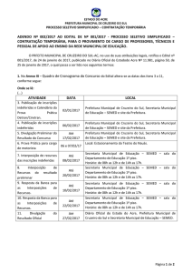 adendo ao edital de abertura nº 002-2017