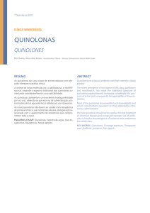 quinolones - C@dernos de OtorrinoLaringologia