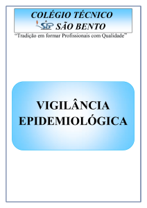 vigilância epidemiológica - Colégio Técnico São Bento