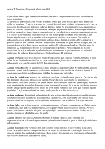 Açúcar X Adoçante: Como você adoça sua vida?