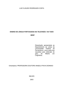 LUIZ CLÁUDIO RODRIGUES COSTA ENSINO DE