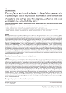 Percepções e sentimentos diante do diagnóstico, preconceito e