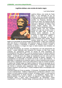 Legítima defesa: uma revista de teatro negro