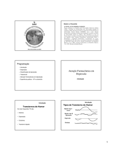 Atenção Farmacêutica em Depressão - Unifal-MG