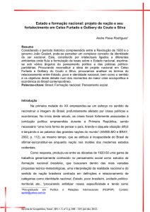 Estado e formação nacional: projeto de nação e seu fortalecimento