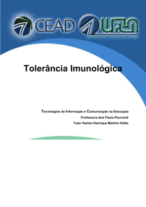 Tolerância Imunológica - Projeto TICS