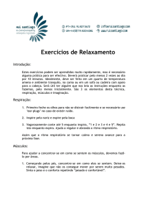Exercícios de Relaxamento - Rui Santiago – Osteopata