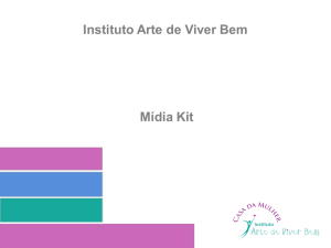midia kit - Instituto Arte de Viver Bem