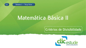 Matemática Básica II