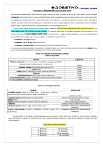 1º Bimestre 18 de março 2º Bimestre 03 de junho