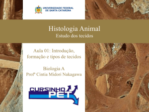 Histologia Animal - Cursinho Pré