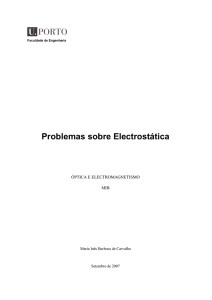 Problemas sobre Electrostática