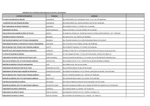 endereço dos cartórios extrajudiciais da capital e do