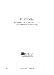 Filosofia : Revista da Faculdade de Letras da Universidade do Porto
