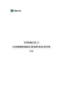 VITERGYL C COMPRIMIDO EFERVESCENTE 1 G