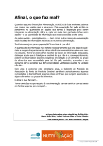 Afinal, o que faz mal? - Associação do Porto de Paralisia Cerebral