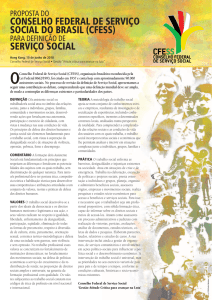 CONSELHO FEDERAL DE SERVIÇO SOCIAL DO BRASIL (CFESS