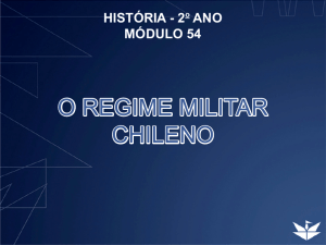 O REGIME MILITAR CHILENO