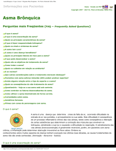 Versão em PDF - Asma Bronquica / Bronchial Asthma : : Dr. Pierre d