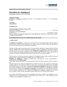 bissulfato de clopidogrel