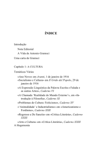 Gramsci - Indice - Livraria Cultura