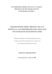 unidade retificadora trifásica de alta potência e alto