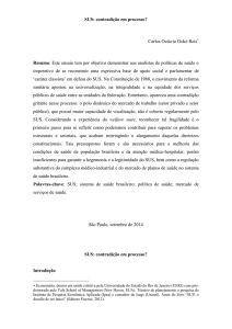 SUS: contradição em processo? - Associação Brasileira de