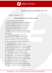 Prova de auditor-fiscal da Sefaz/RJ -2011