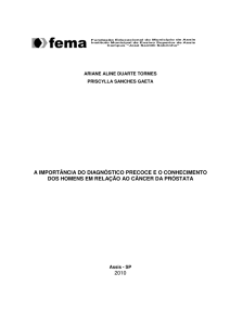 a importância do diagnóstico precoce e o conhecimento dos