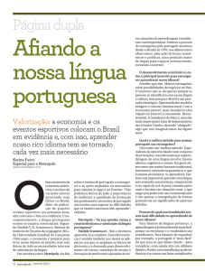 Afiando a nossa língua portuguesa