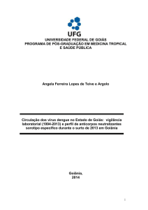 UNIVERSIDADE FEDERAL DE GOIÁS PROGRAMA DE PÓS