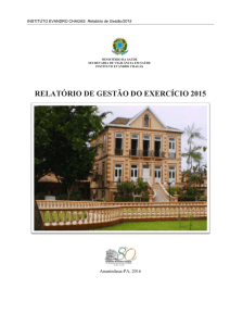Ano 2015 - Instituto Evandro Chagas