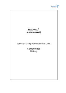 NIZORAL (cetoconazol) Janssen