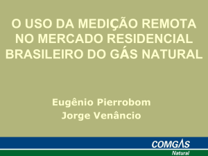 o uso da medição remota no mercado residencial brasileiro do gás