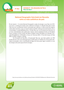 National Geographic lista hotel em Noronha entre os mais