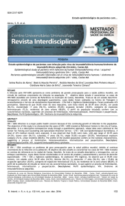 ISSN 2317-5079 Estudo epidemiológico de pacientes com... Abreu