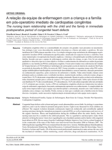 A relação da equipe de enfermagem com a criança e a