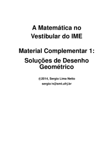 A Matemática no Vestibular do IME Material Complementar 1