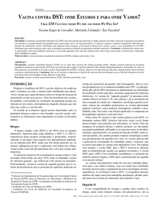 vacina contra dst: onde estamos e para onde vamos?