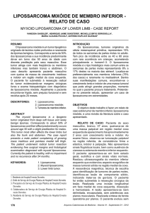 lipossarcoma mixóide de membro inferior