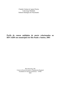 Perfis de causas múltiplas de morte relacionadas ao HIV/AIDS nos