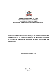 Investigação Epidemiológica da Infecção pelo - PPGBAIP