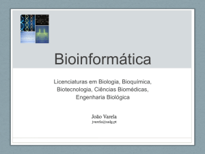 Aula T01 - Introdução à Bioinformática