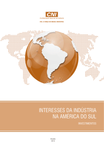 Interesses da Indústria na América do Sul
