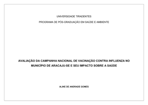 avaliação da campanha nacional de vacinação contra