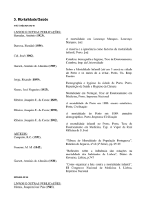 Mortalidade/Saúde - Associação Portuguesa de Demografia