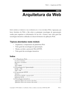 Arquitetura da Web