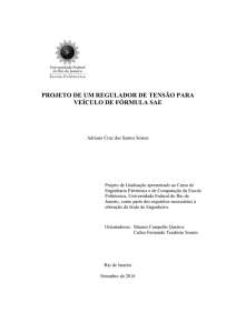 projeto de um regulador de tensão para veículo