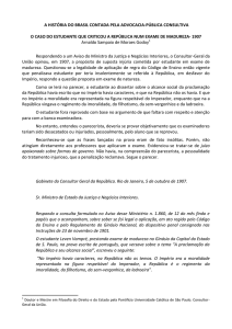 o caso do estudante que criticou a república num exame de