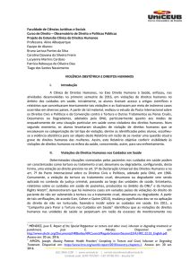 Relatório de Violação de Direitos Humanos